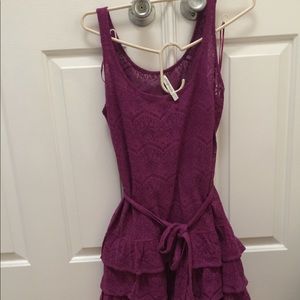 Aeropostale purple sleeveless dress